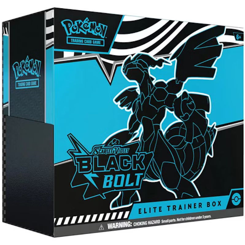 Pokémon Scarlet & Violet – Black Bolt Elite Trainer Box